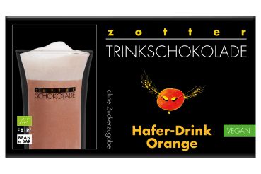 Zotter Trinkschokolade Hafer Drink Orange 110g (5x22g) vegan